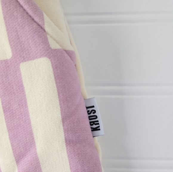 Krost x Barney's NY Checkered Shorts XS in Cherry Blossom Purple Cream - Picture 4 of 8